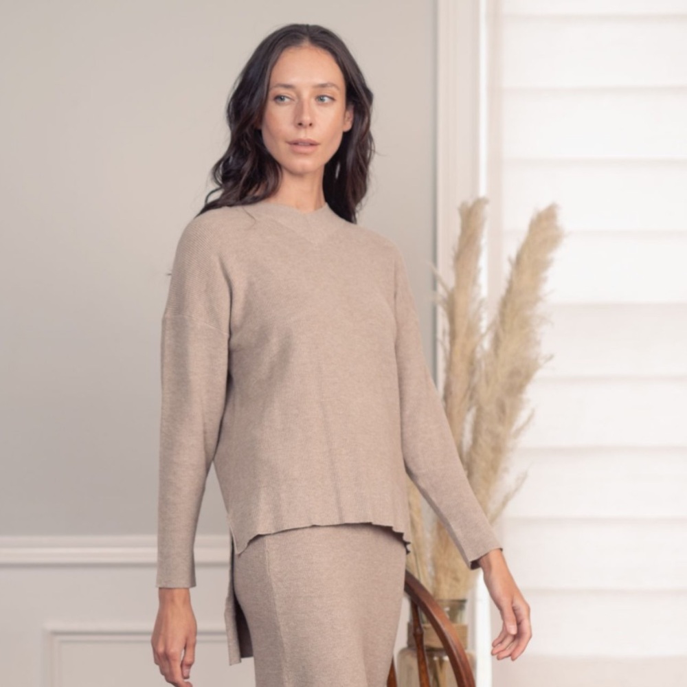 Junees Beige Brockway Top